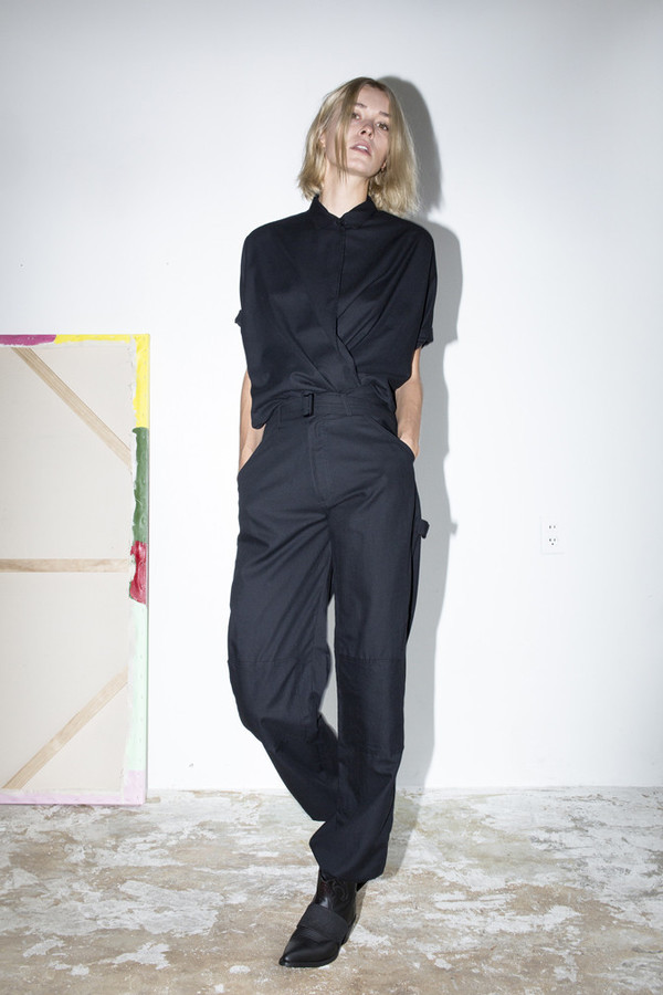 Black Cotton Twist Top Black Cotton Twist Top