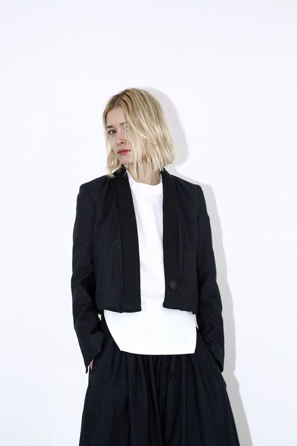 Assembly New York Black Crop Blazer Assembly New York Black Crop Blazer