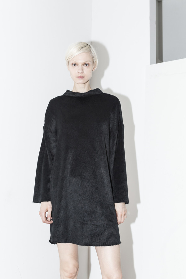 C.F. Goldman Black Sweater Dress C.F. Goldman Black Sweater Dress