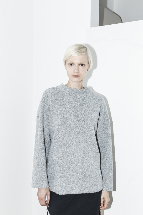 C.F. Goldman Grey Oversized Sweater C.F. Goldman Grey Oversized Sweater