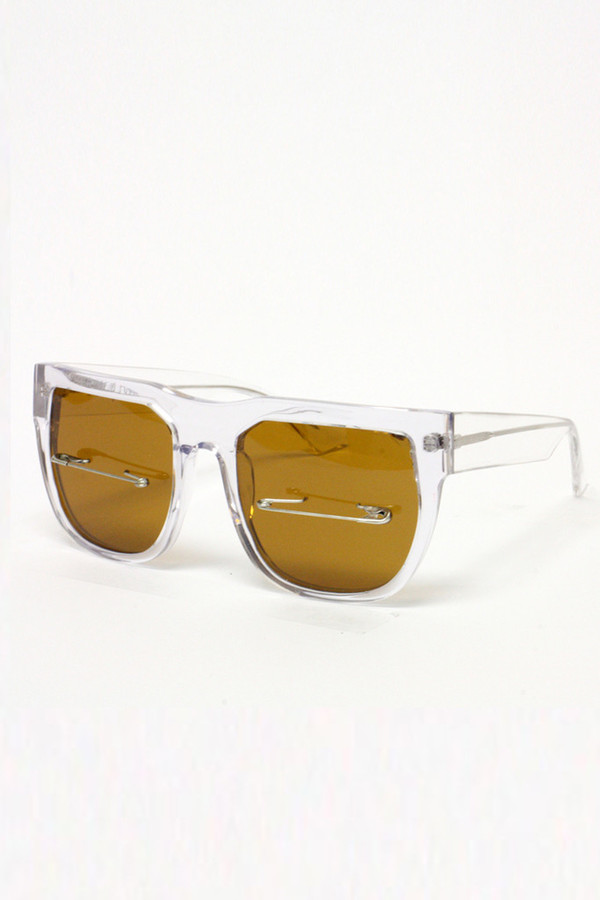Percy Lau Clear Acetate Sunglasses Percy Lau Clear Acetate Sunglasses