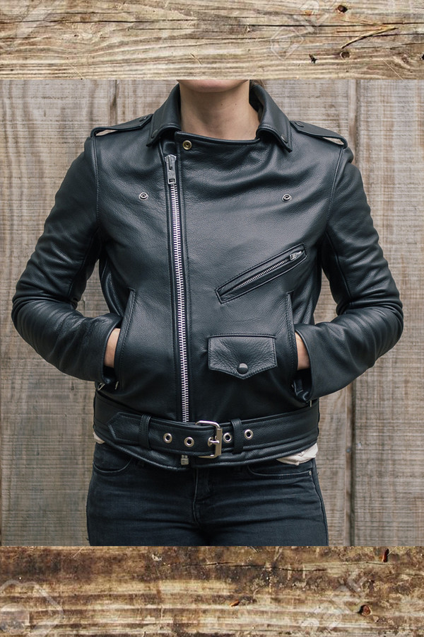 Markoo Black Electra Pebbled Moto Markoo Black Electra Pebbled Moto