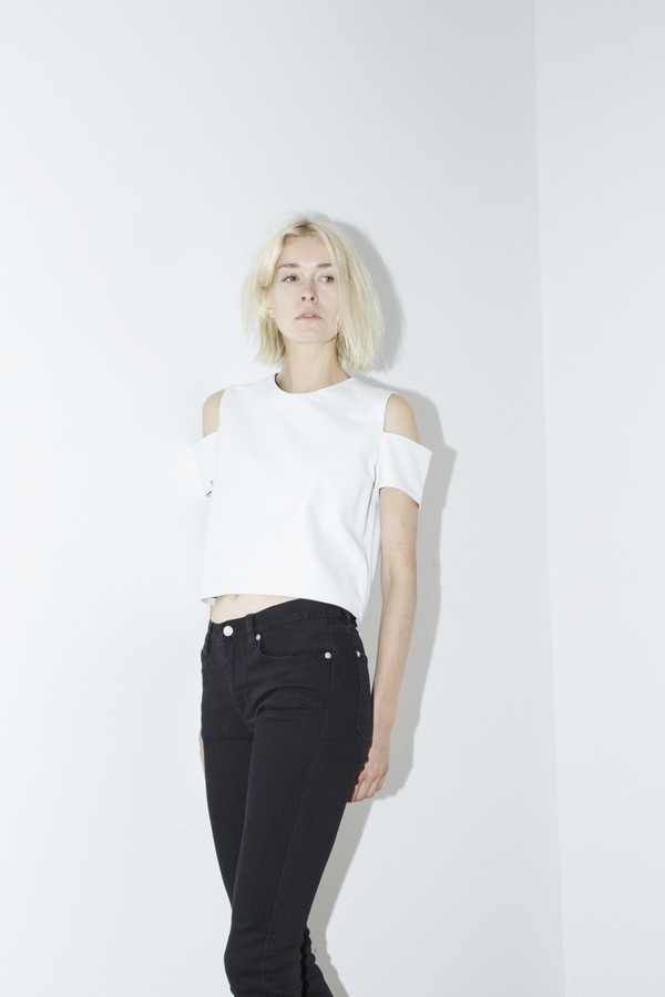 Markoo White Kasha Top Markoo White Kasha Top