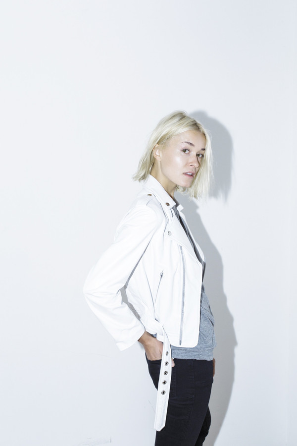 Markoo White Moto Jacket Markoo White Moto Jacket