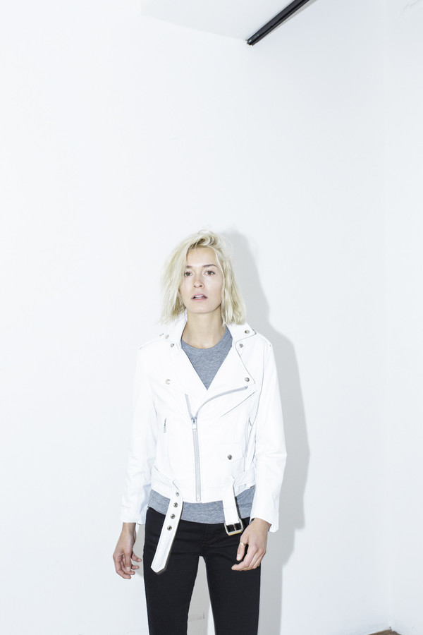 Markoo White Moto Jacket Markoo White Moto Jacket