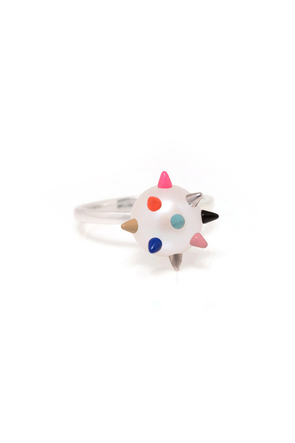 Nektar De Stagni Color Spike Pearl Ring Nektar De Stagni Color Spike Pearl Ring
