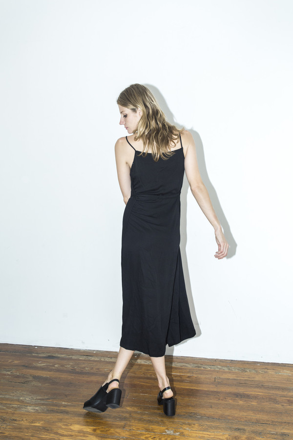 Shaina Mote Ink Wrap Side Apron Dress Shaina Mote Ink Wrap Side Apron Dress