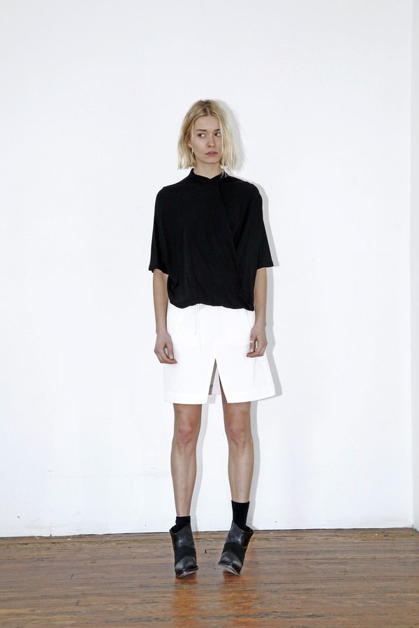 White Denim Pocket Skirt White Denim Pocket Skirt