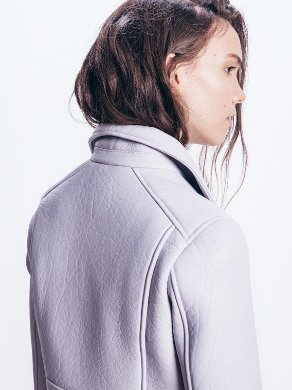 Loeffler Randall Lavander Foam Leather Moto Loeffler Randall Lavander Foam Leather Moto
