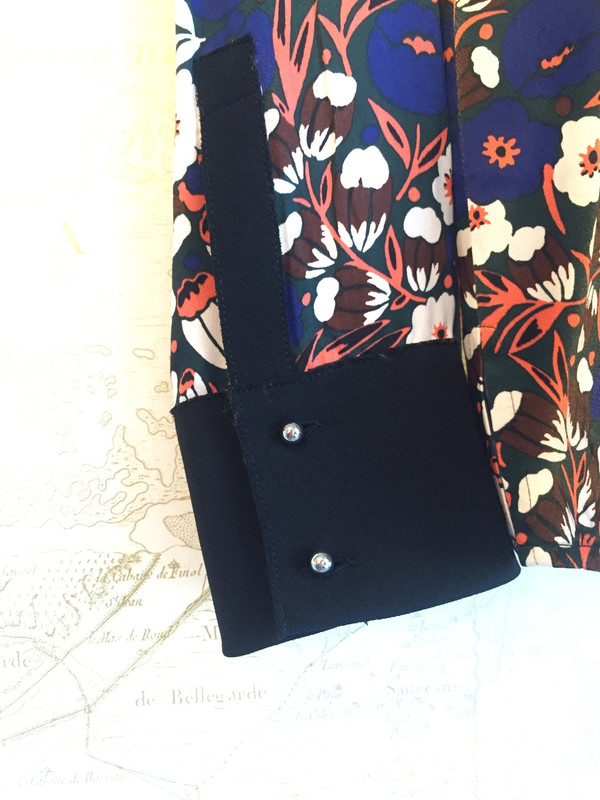 Derek Lam 10 Crosby Floral Printed Blouse Derek Lam 10 Crosby Floral Printed Blouse