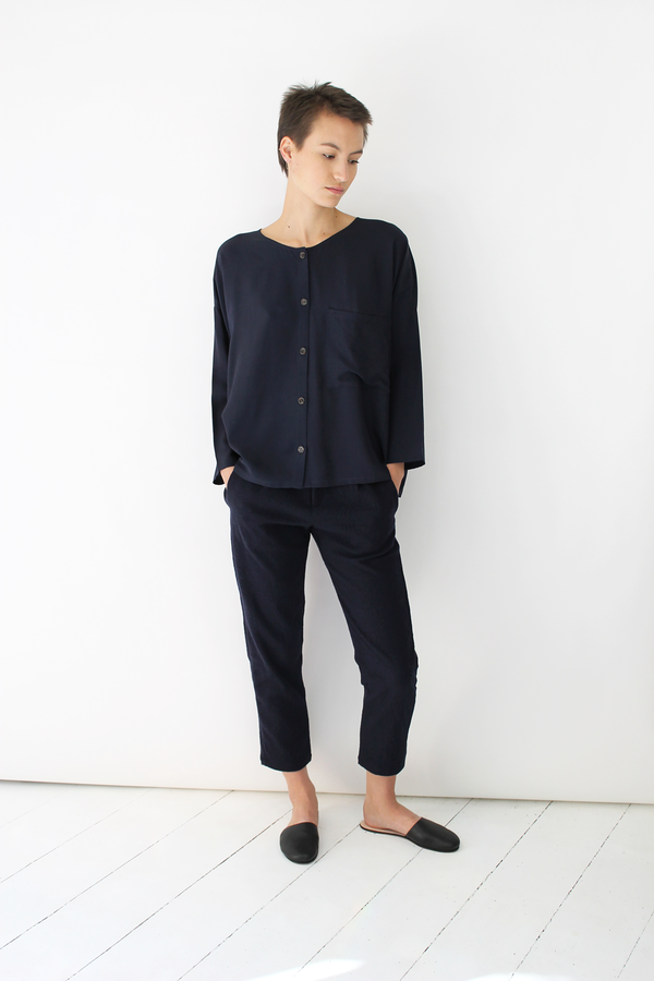 Atelier Delphine lyric pants | navy Atelier Delphine lyric pants | navy