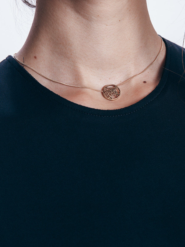 Leah Ball FEMINIST AS F*CK NECKLACE Leah Ball FEMINIST AS F*CK NECKLACE