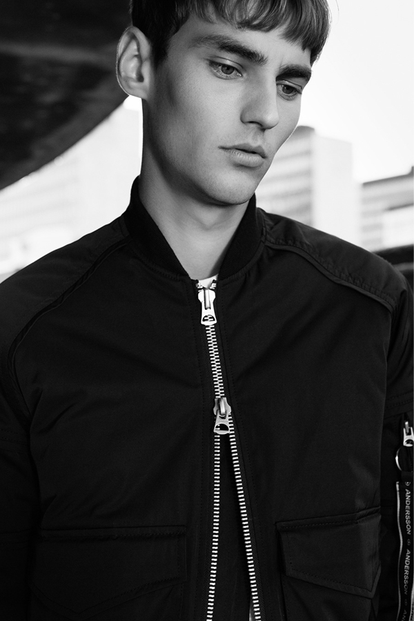 ANDERSSON BELL Unisex Fred Bomber Jacket- Black ANDERSSON BELL Unisex Fred Bomber Jacket- Black