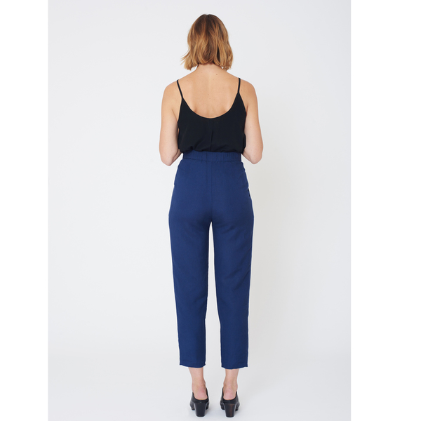 First Rite High Rise Trouser | Lapis First Rite High Rise Trouser | Lapis