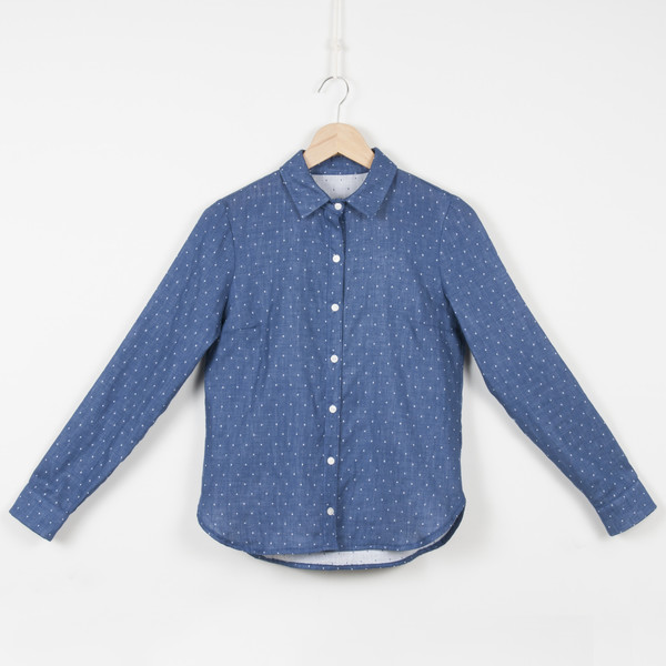 Meemoza - Oxford Bleu Pois Meemoza - Oxford Bleu Pois