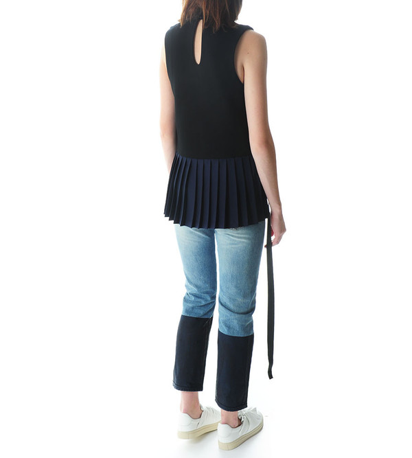 Tim Coppens Pleated Back Top Tim Coppens Pleated Back Top