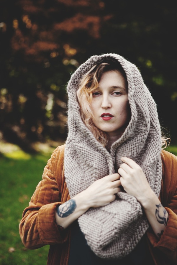 good night, day Minto Chevron reversible extra-long Cowl good night, day Minto Chevron reversible extra-long Cowl