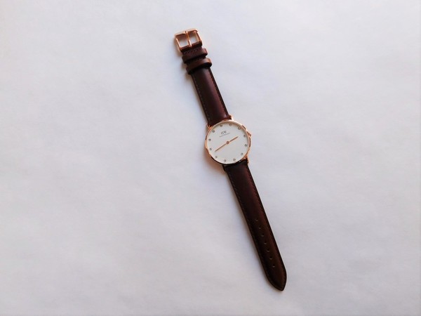 Daniel Wellington St. Mawes Rosé 34mm Watch with Swarovski Crystal Index Daniel Wellington St. Mawes Rosé 34mm Watch with Swarovski Crystal Index