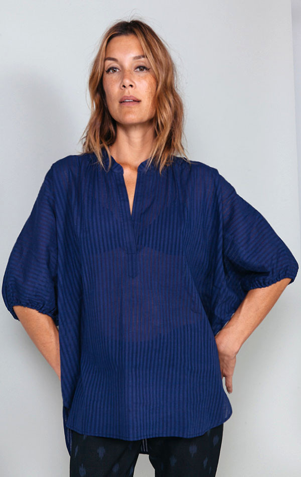 Two Khadi Dolman Top Two Khadi Dolman Top