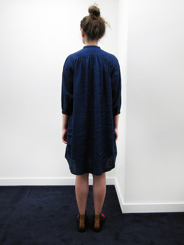 Kapital French Cloth Linen Flap Down Dress Kapital French Cloth Linen Flap Down Dress