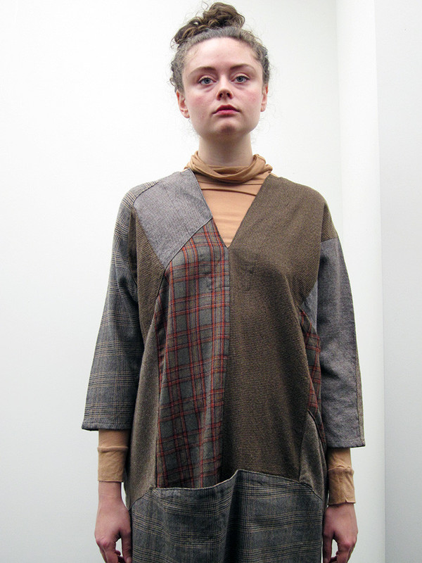 Kapital Tweed Patchwork Art Dress Kapital Tweed Patchwork Art Dress
