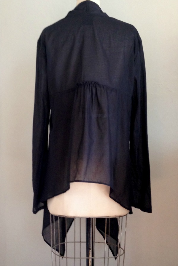 Thieves Organic voile drape cardi Thieves Organic voile drape cardi