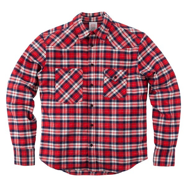 Men's Topo Flannel Plaid Work Shirt Men's Topo Flannel Plaid Work Shirt