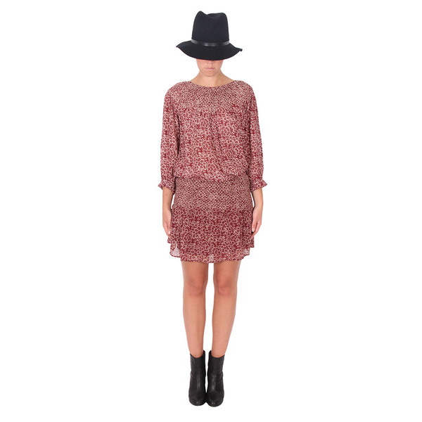 ULLA JOHNSON ANYA BLOUSE | BORDEAUX ULLA JOHNSON ANYA BLOUSE | BORDEAUX