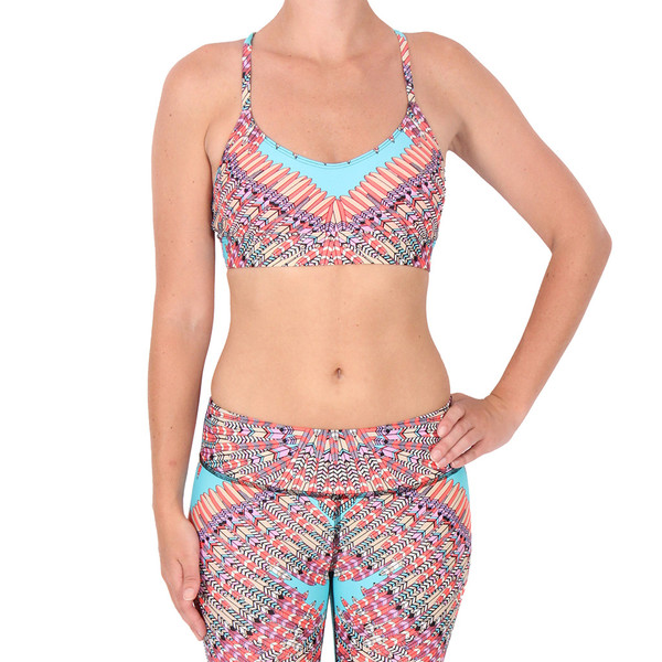 Mara Hoffman Cross Back Sports Bra Mara Hoffman Cross Back Sports Bra