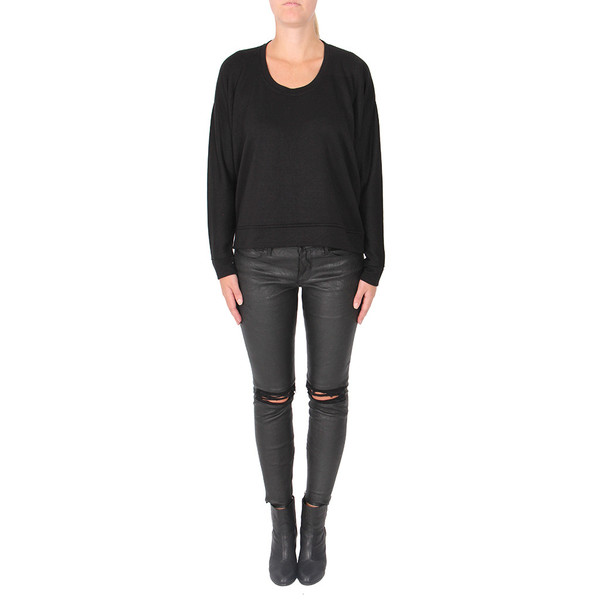 T By Alexander Wang French Terry Long Sleeve Top T By Alexander Wang French Terry Long Sleeve Top