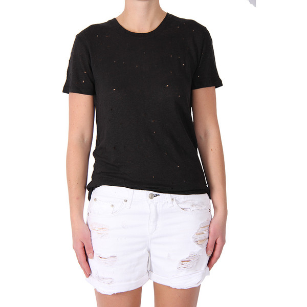 IRO Clay Holey Linen Tee IRO Clay Holey Linen Tee