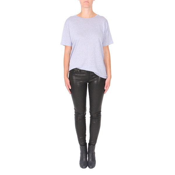 T By Alexander Wang Linen Silk Oversized Tee T By Alexander Wang Linen Silk Oversized Tee