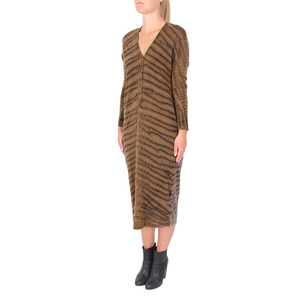 Raquel Allegra Long Sleeve V-Neck Dress Raquel Allegra Long Sleeve V-Neck Dress