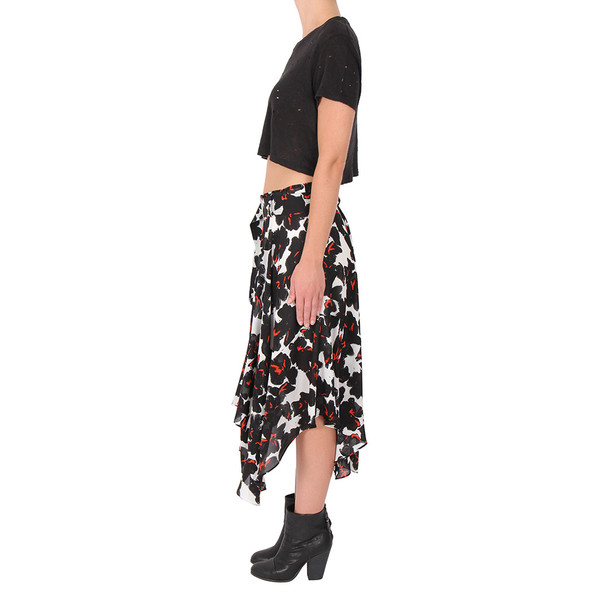 A.L.C. Nico Floral Silk Skirt A.L.C. Nico Floral Silk Skirt