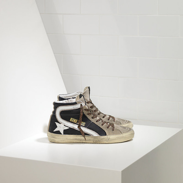 Golden Goose Slide Sneakers with Leather star Golden Goose Slide Sneakers with Leather star