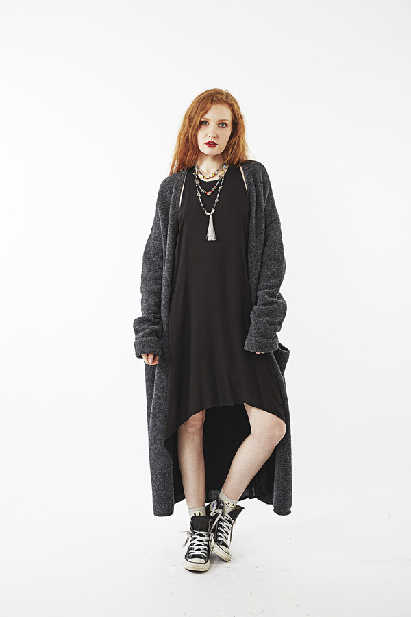 Nanushka Alvis Buclé Maxi Cardigan Nanushka Alvis Buclé Maxi Cardigan