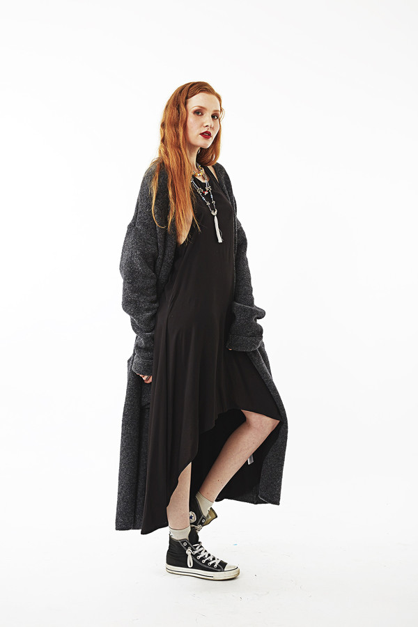 Nanushka Alvis Buclé Maxi Cardigan Nanushka Alvis Buclé Maxi Cardigan
