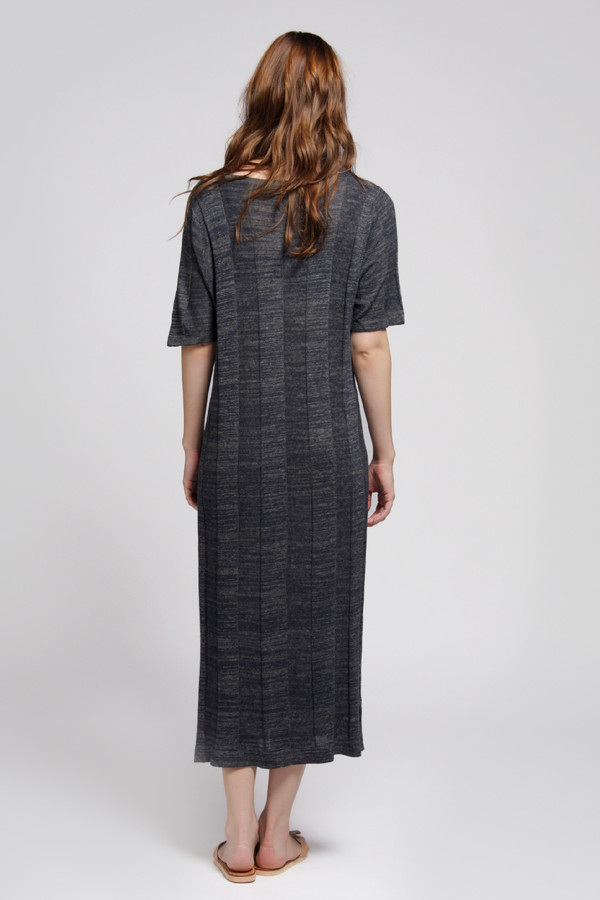 Micaela Greg Navy Ladder Tee Dress Micaela Greg Navy Ladder Tee Dress