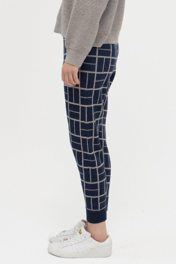 Midnight Blue Block Sweatpant Midnight Blue Block Sweatpant