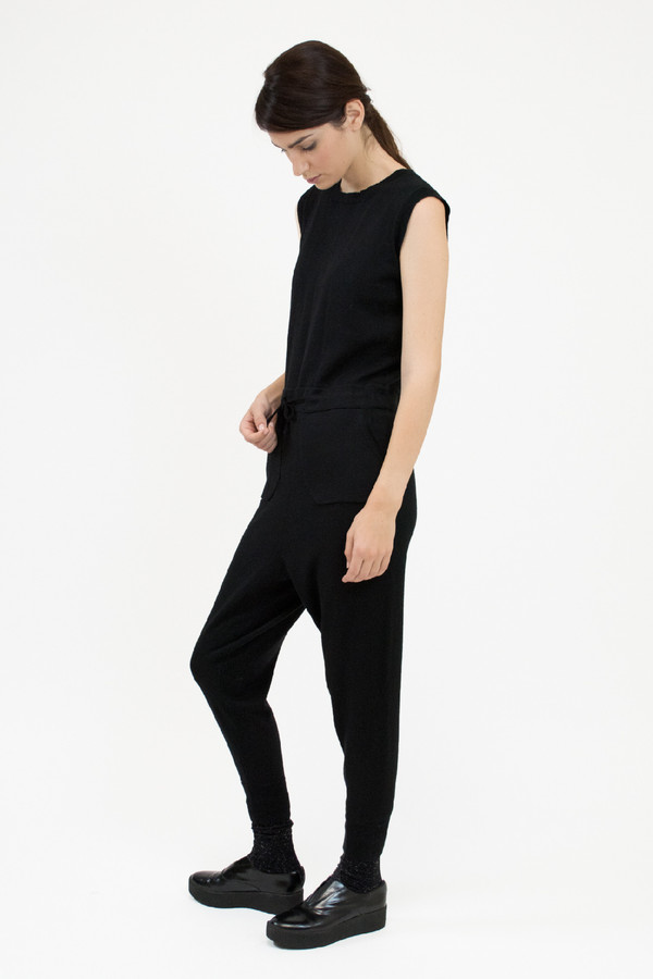 Micaela Greg Black Jumpsuit Micaela Greg Black Jumpsuit
