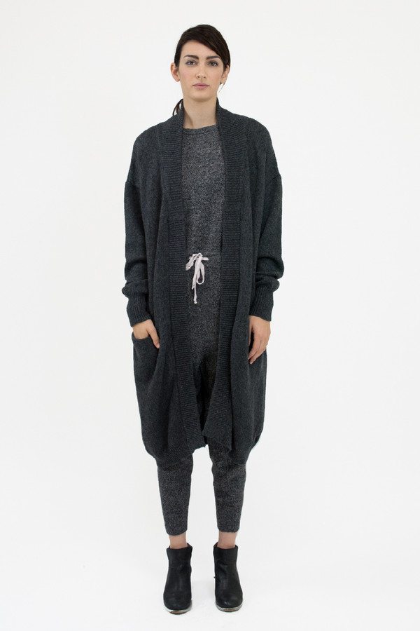 Micaela Greg Charcoal Duster Cardigan Micaela Greg Charcoal Duster Cardigan