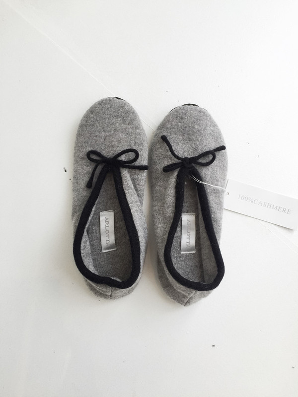 Arlotta Ballet Slipper with Contrast Drawstring Arlotta Ballet Slipper with Contrast Drawstring