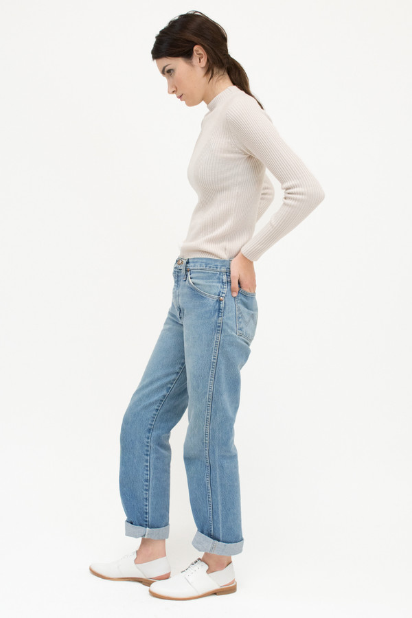 Micaela Greg Cream Rib Turtleneck Micaela Greg Cream Rib Turtleneck