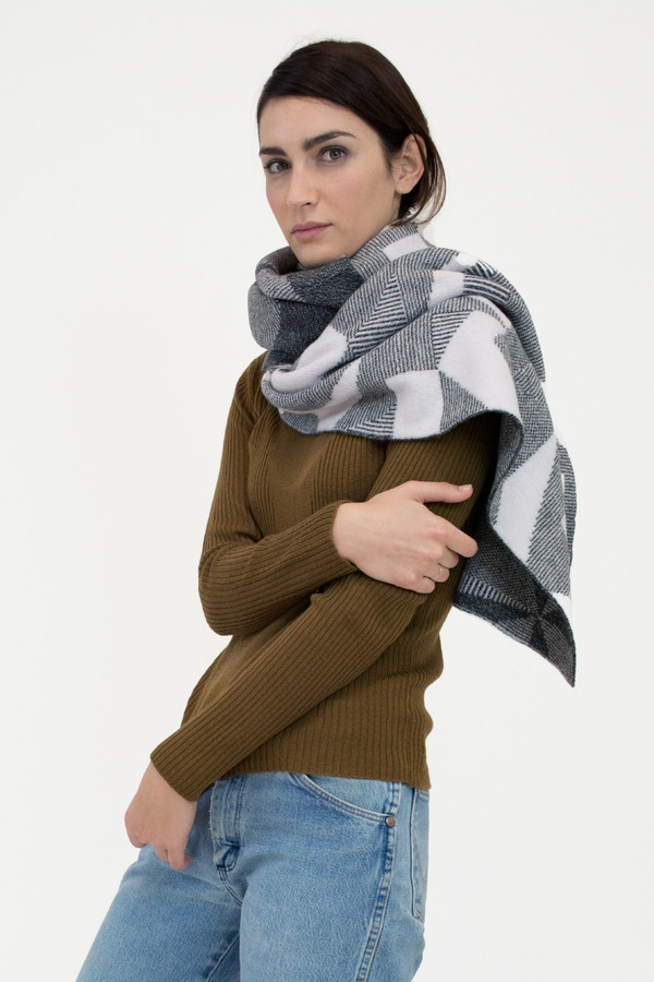 Micaela Greg Grey Spectrum Scarf Micaela Greg Grey Spectrum Scarf