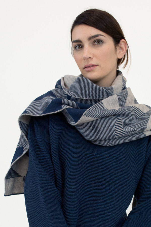 Micaela Greg Moonlight Blue Spectrum Scarf Micaela Greg Moonlight Blue Spectrum Scarf