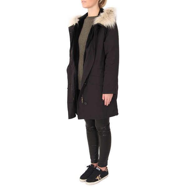 YVES SALOMON RABBIT FUR-LINED PARKA YVES SALOMON RABBIT FUR-LINED PARKA