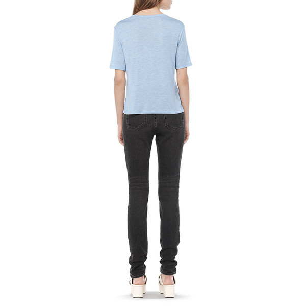 T By Alexander Wang CLASSIC CROP TEE - SKY T By Alexander Wang CLASSIC CROP TEE - SKY