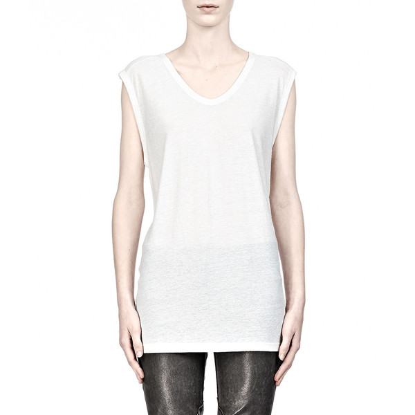 T By Alexander Wang SLUB CLASSIC MUSCLE TEE T By Alexander Wang SLUB CLASSIC MUSCLE TEE