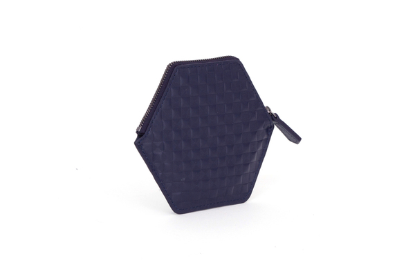 Nº31 Hexa Wallet Chequered in Navy Nº31 Hexa Wallet Chequered in Navy