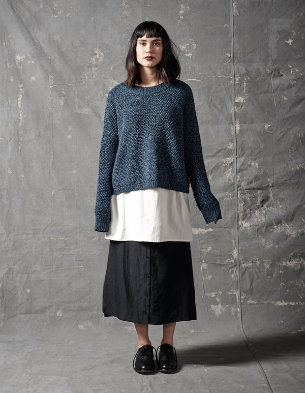 ALI GOLDEN PULLOVER SWEATER - GREY ALI GOLDEN PULLOVER SWEATER - GREY